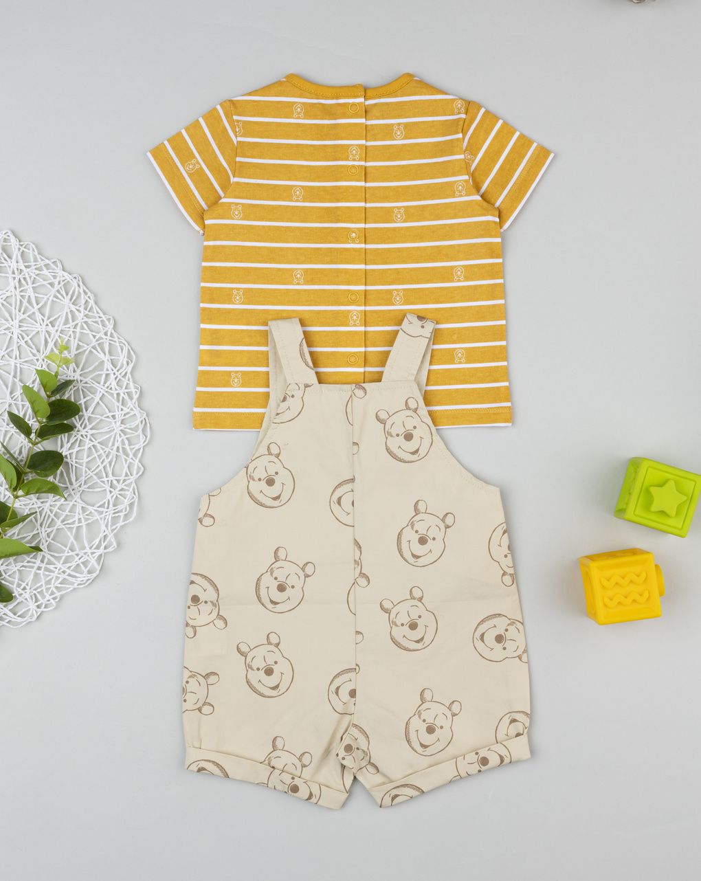 βρεφικό σετ t-shirt και σαλοπέτα winnie για αγόρι - Prénatal