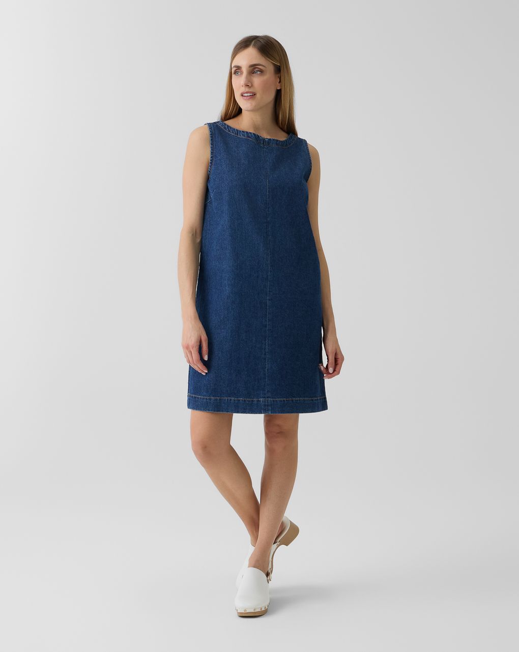 γυναικείο τζιν φόρεμα μπλε εγκυμοσύνης/θηλασμού