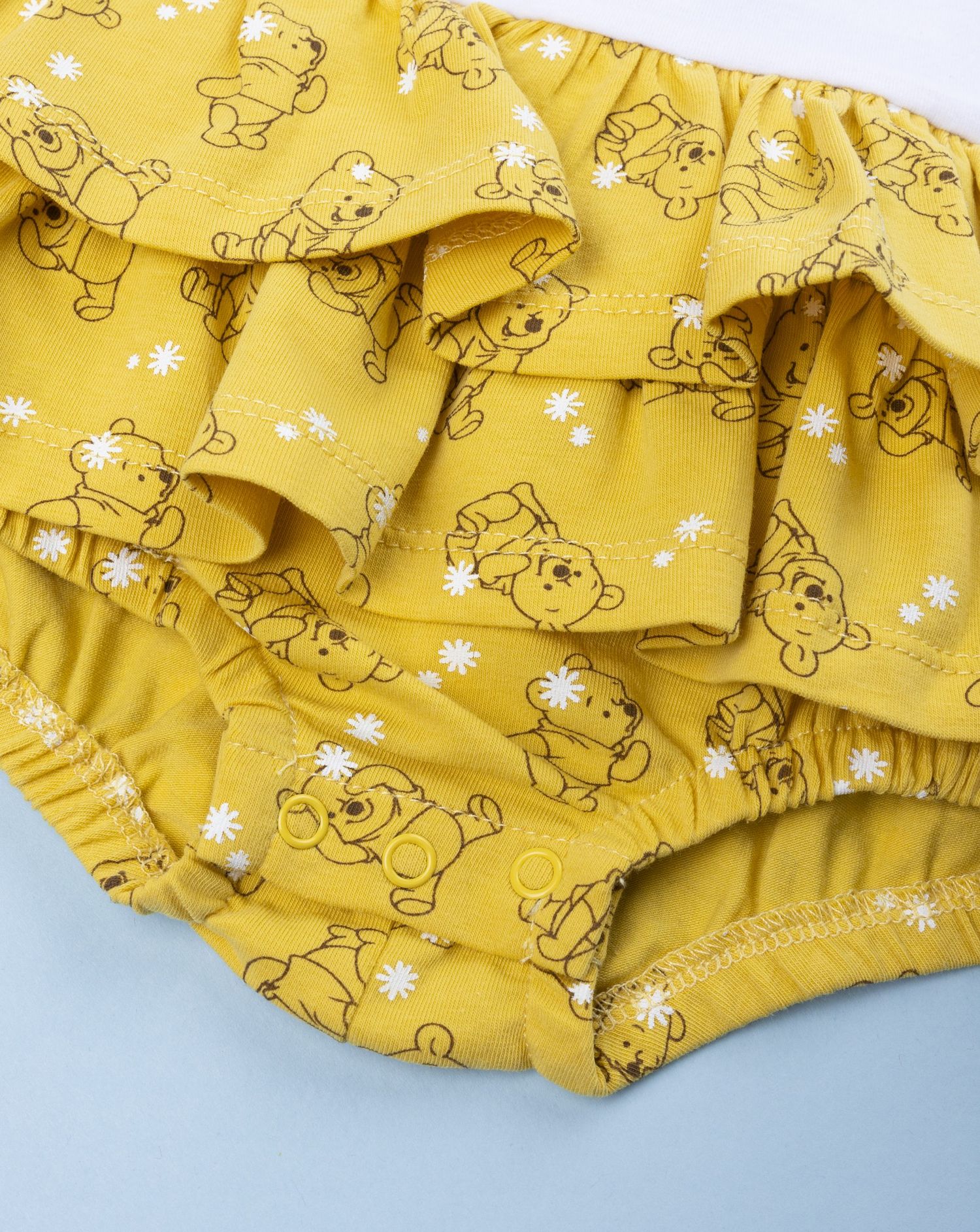 βρεφικό φορμάκι λευκό/κίτρινο winnie για κορίτσι - Prénatal