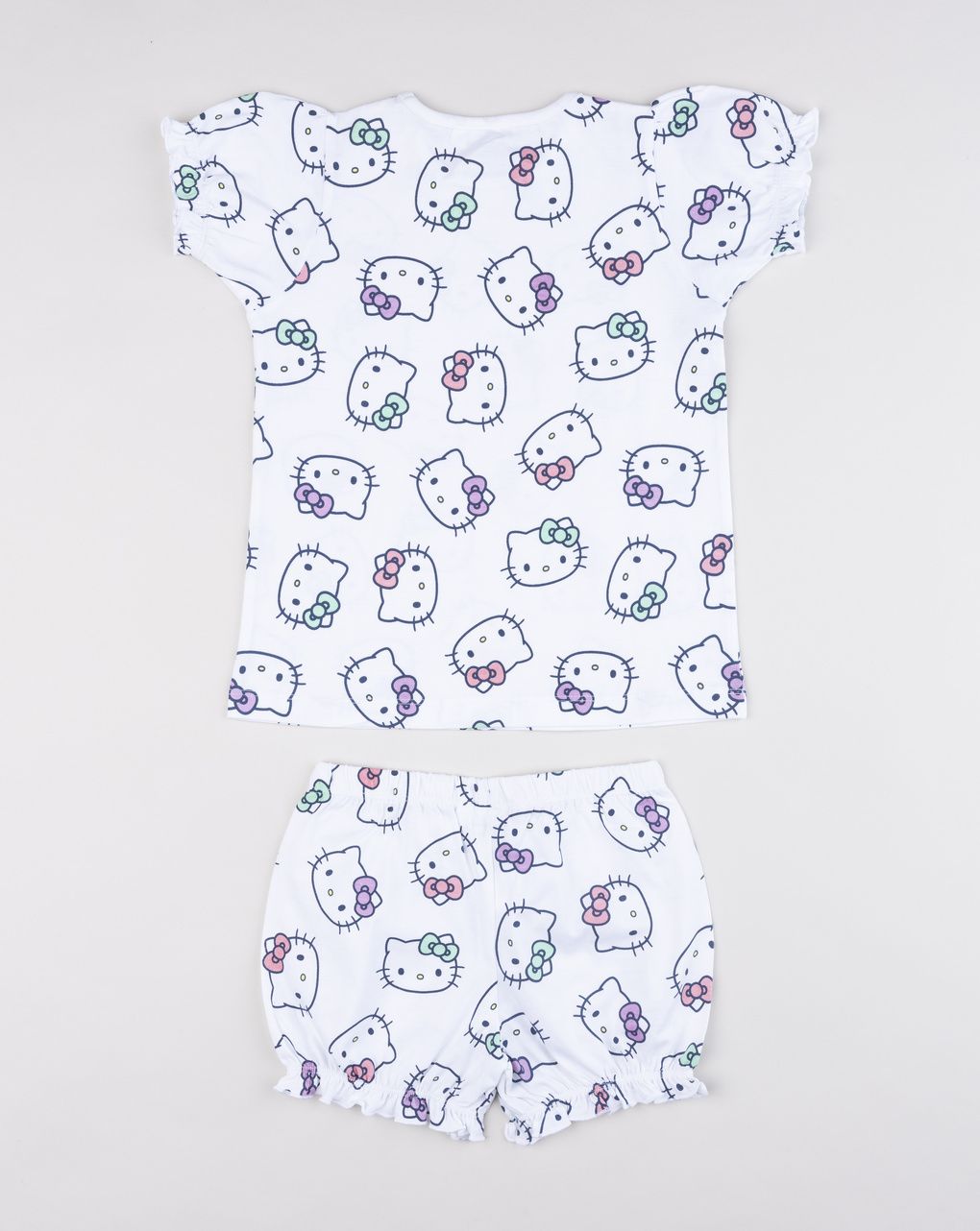 παιδική πιτζάμα λευκή hello kitty για κορίτσι - Prénatal