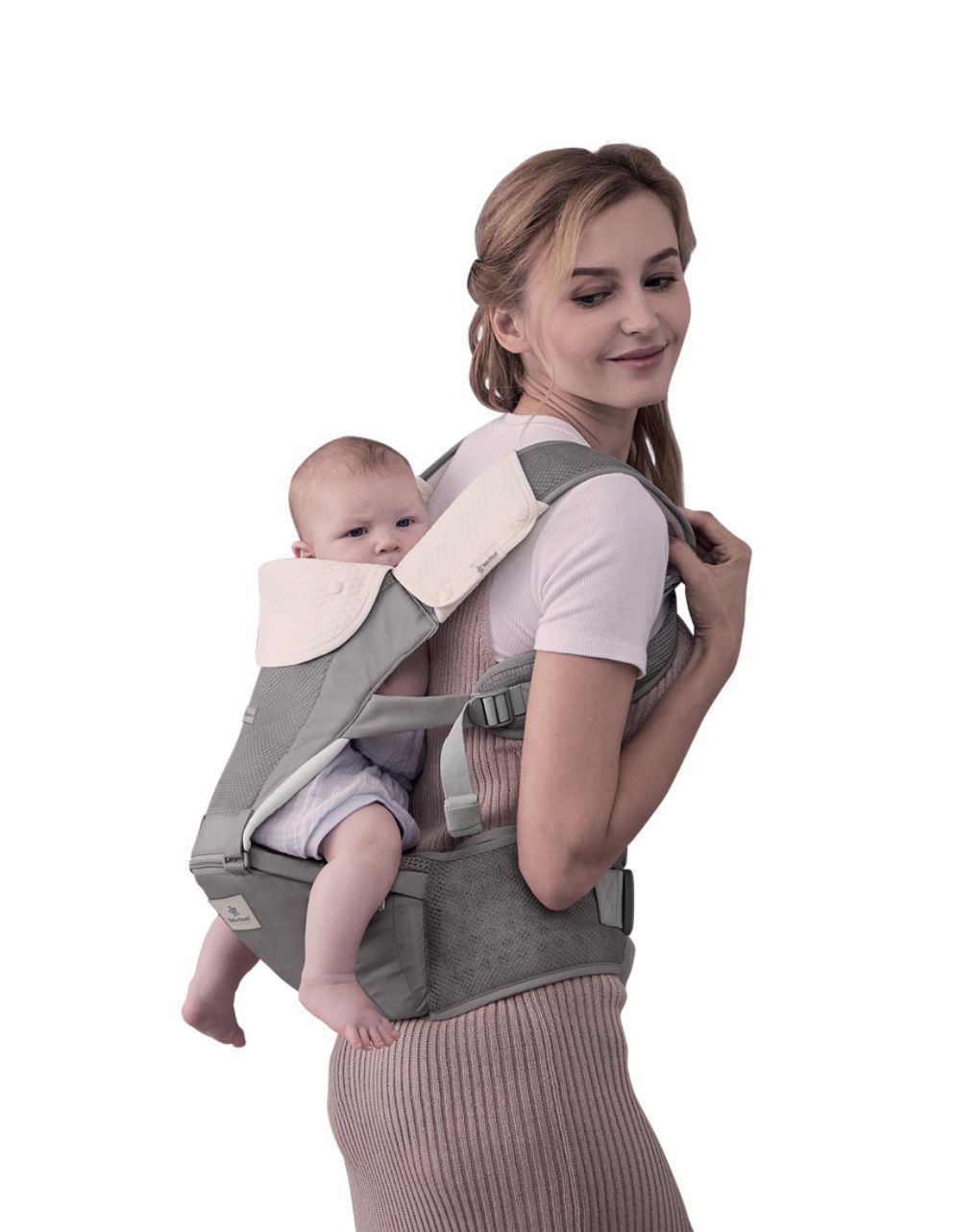 Bebe stars μάρσιπος hug me smoked grey 225-186 - Bebe Stars