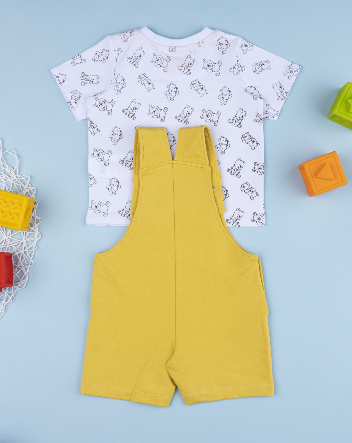 βρεφικό σετ t-shirt & σαλοπέτα winnie για αγόρι - Prénatal