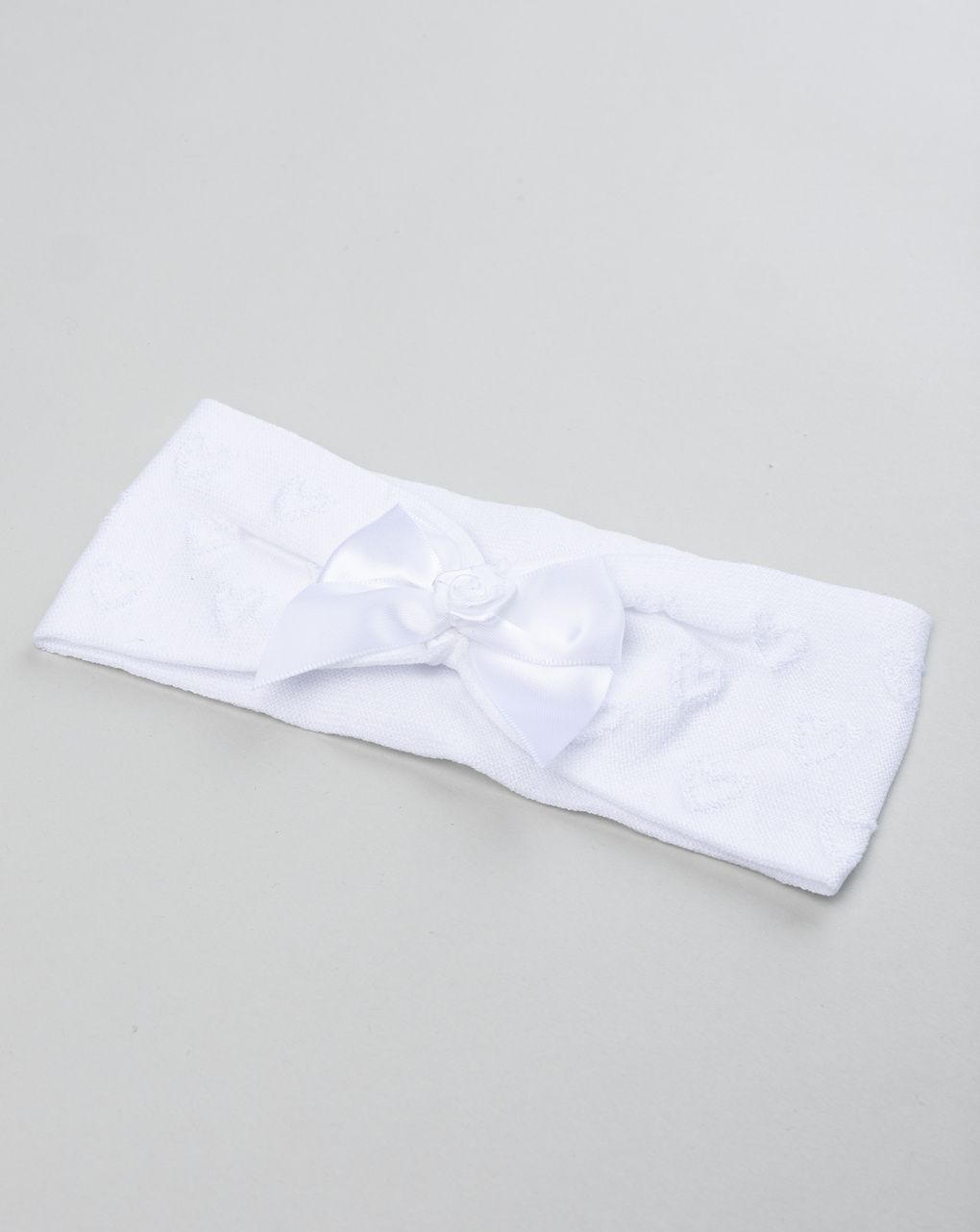βρεφική κορδέλα μαλλιών λευκή με φιογκάκι για κορίτσι - Prénatal