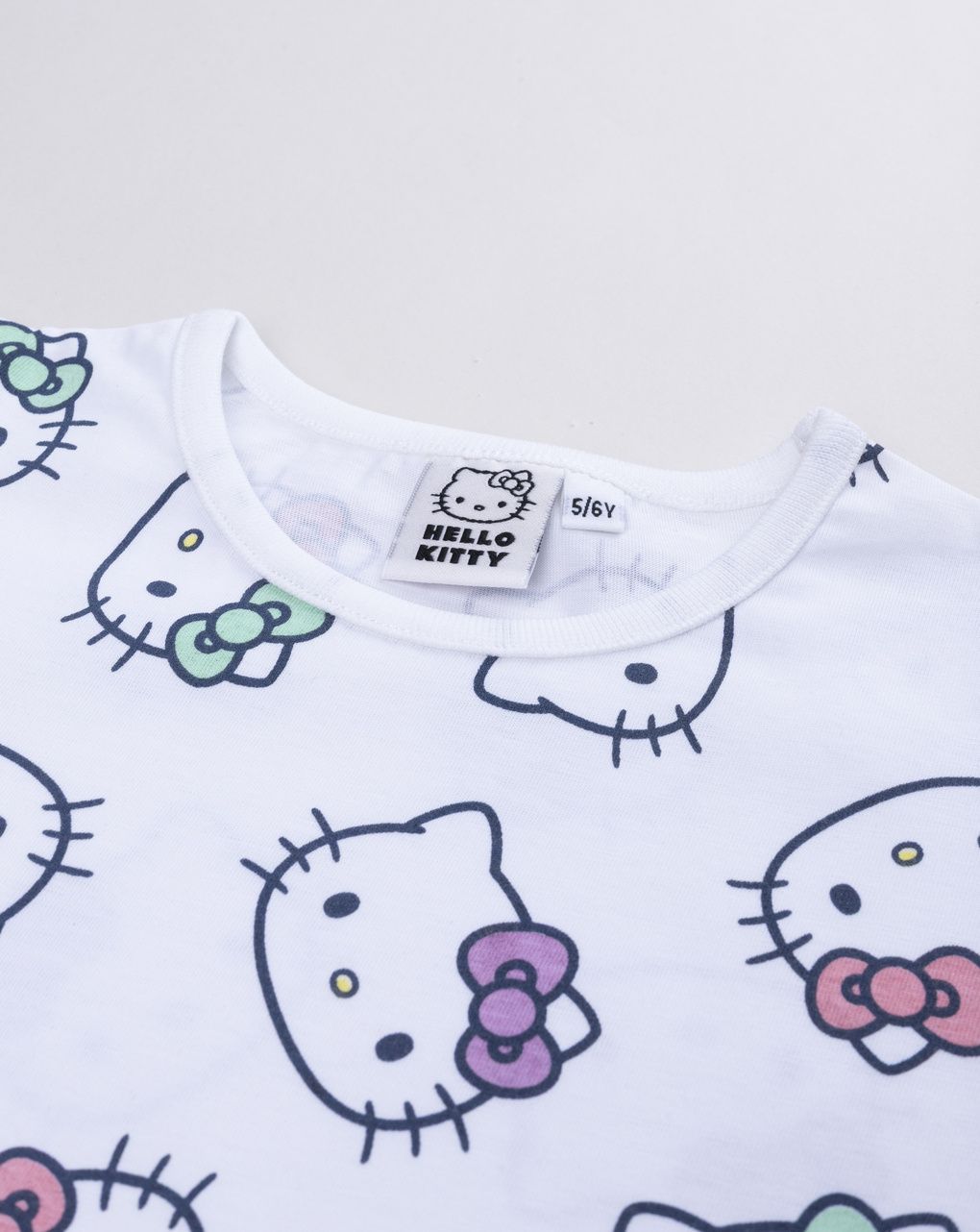 παιδική πιτζάμα λευκή hello kitty για κορίτσι - Prénatal