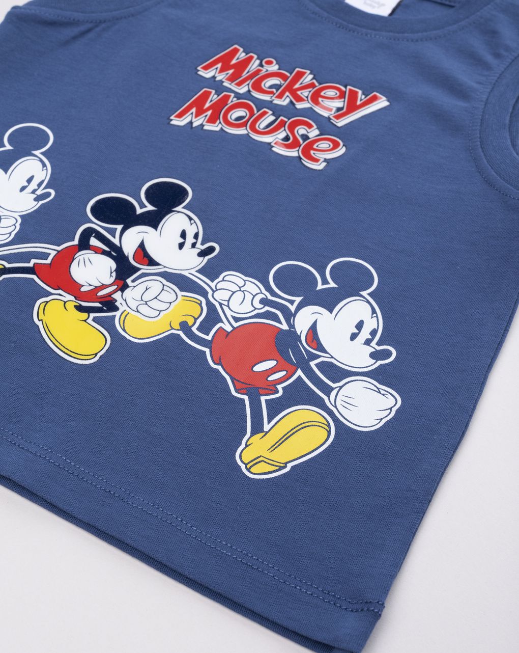βρεφική αμάνικη μπλούζα μπλε mickey για αγόρι - Prénatal