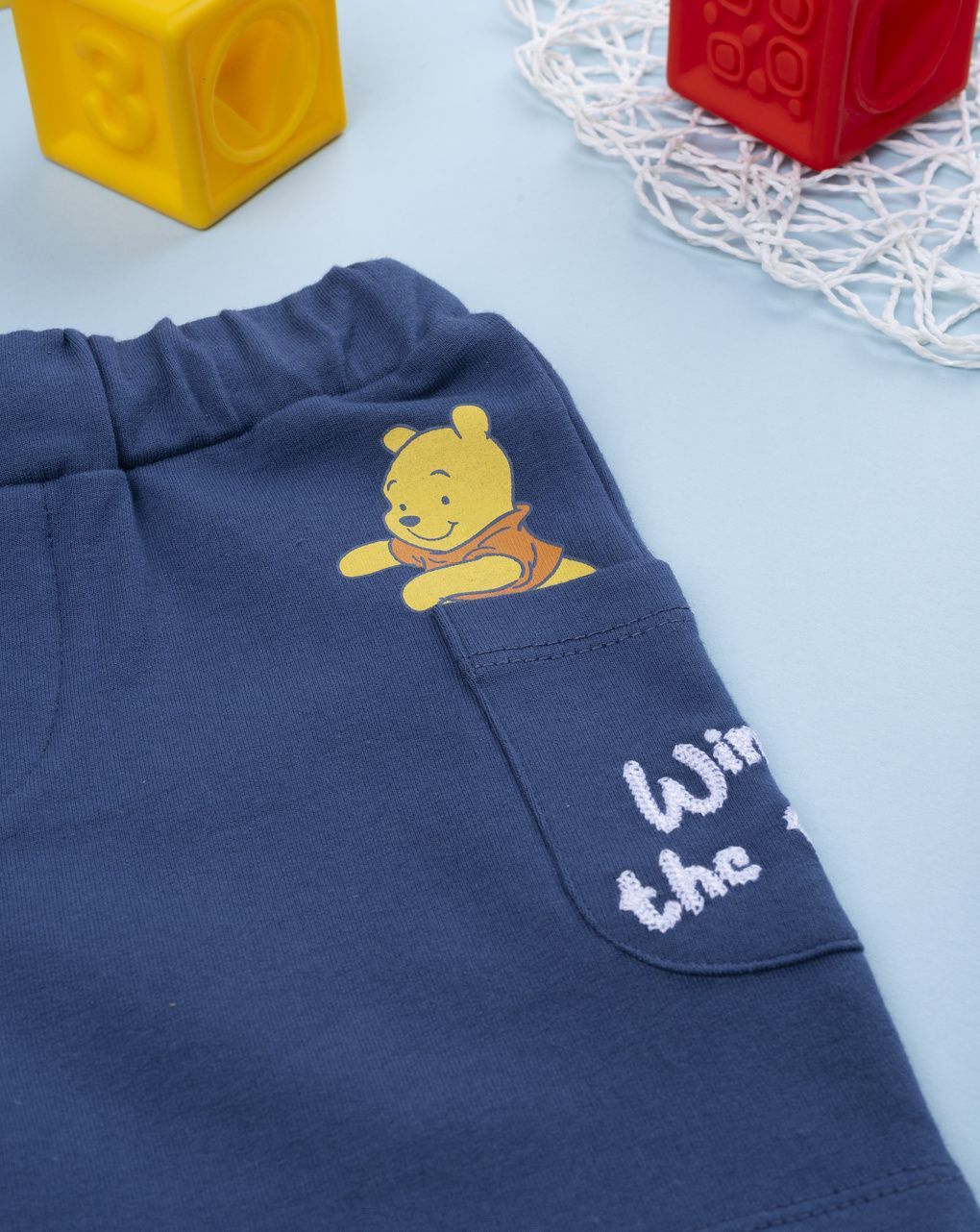 βρεφικό σορτσάκι μπλε winnie για αγόρι - Prénatal