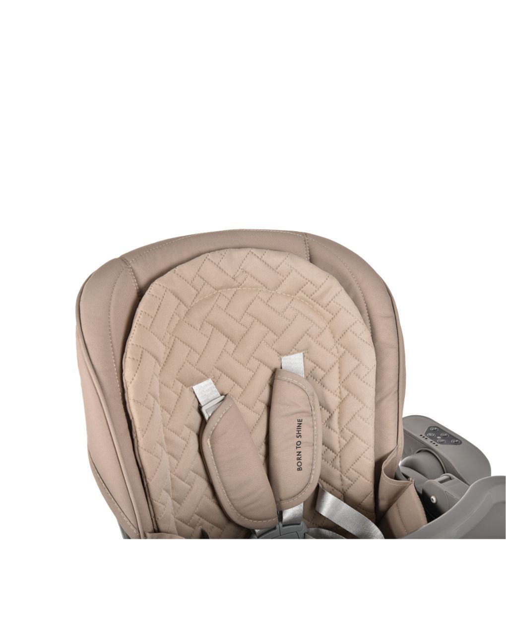 Bebe stars καρεκλάκι φαγητού-κούνια serenna ηλεκτρικό 2 σε 1 natural beige 871-182 - Bebe Stars