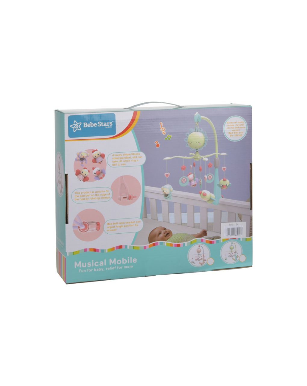 Bebe stars μουσικό κρεβατιού nature green 852-174 - Bebe Stars