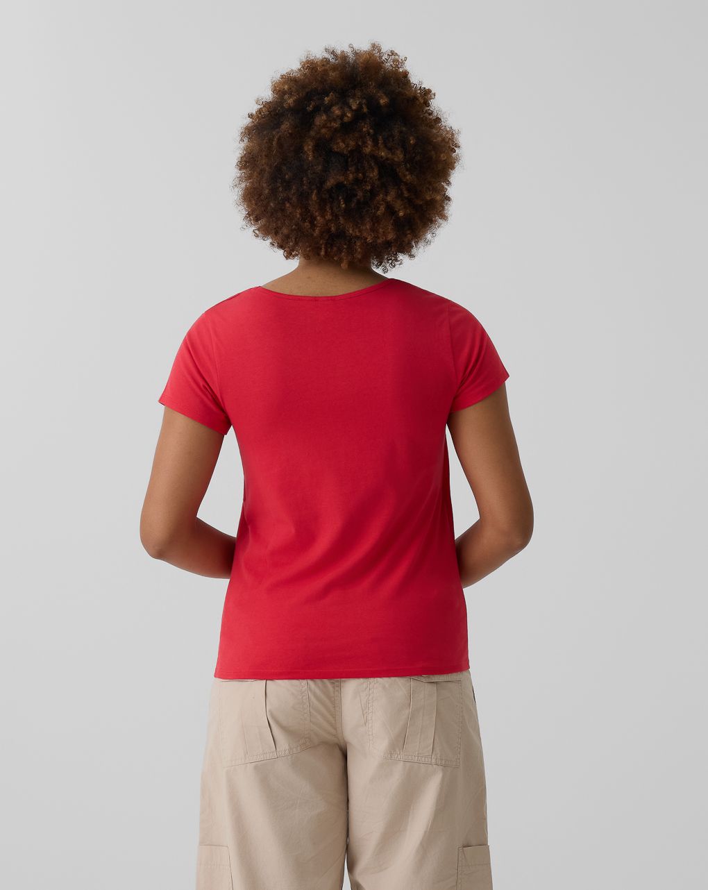 γυναικείο t-shirt εγκυμοσύνης/θηλασμού κόκκινο - Prénatal