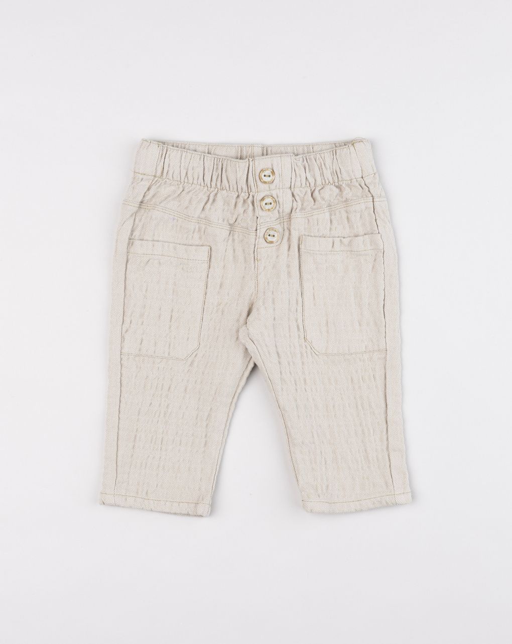 βρεφικό παντελόνι μπεζ elegant για αγόρι