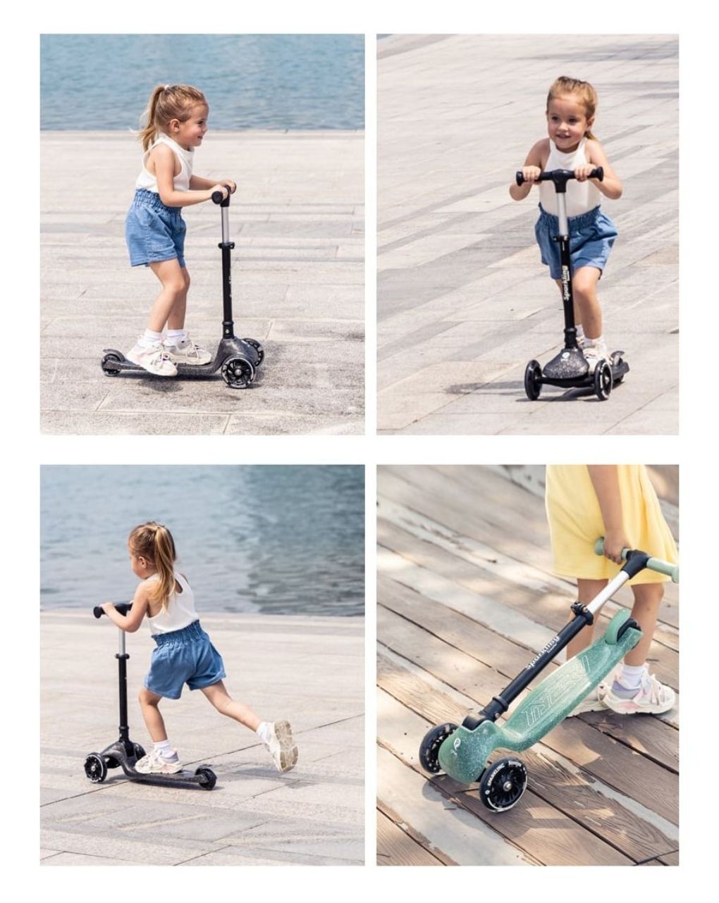 Qplay sparkling 5in1 scooter πατίνι black 01-1212085-03 - QPLAY