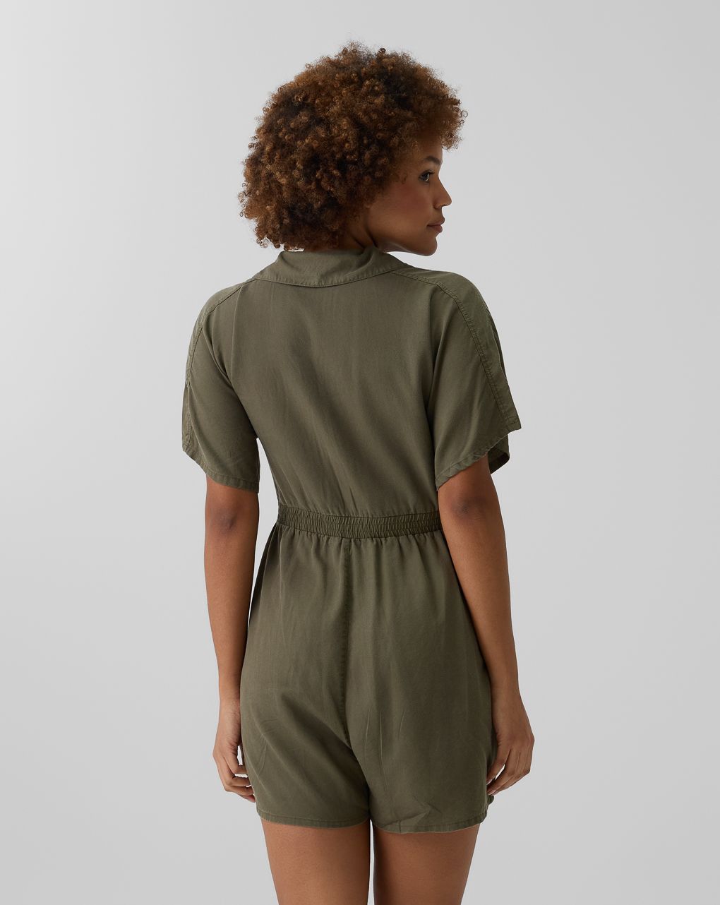 γυναικεία ολόσωμη φόρμα εγκυμοσύνης/θηλασμού χακί - Prénatal