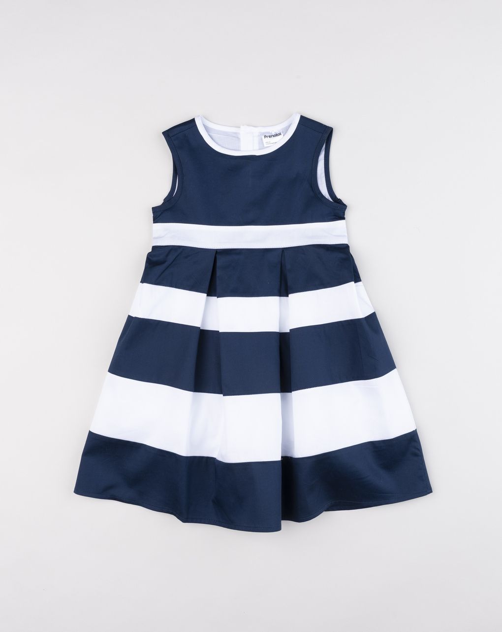 παιδικό φόρεμα ριγέ μπλε/λευκό elegant για κορίτσι