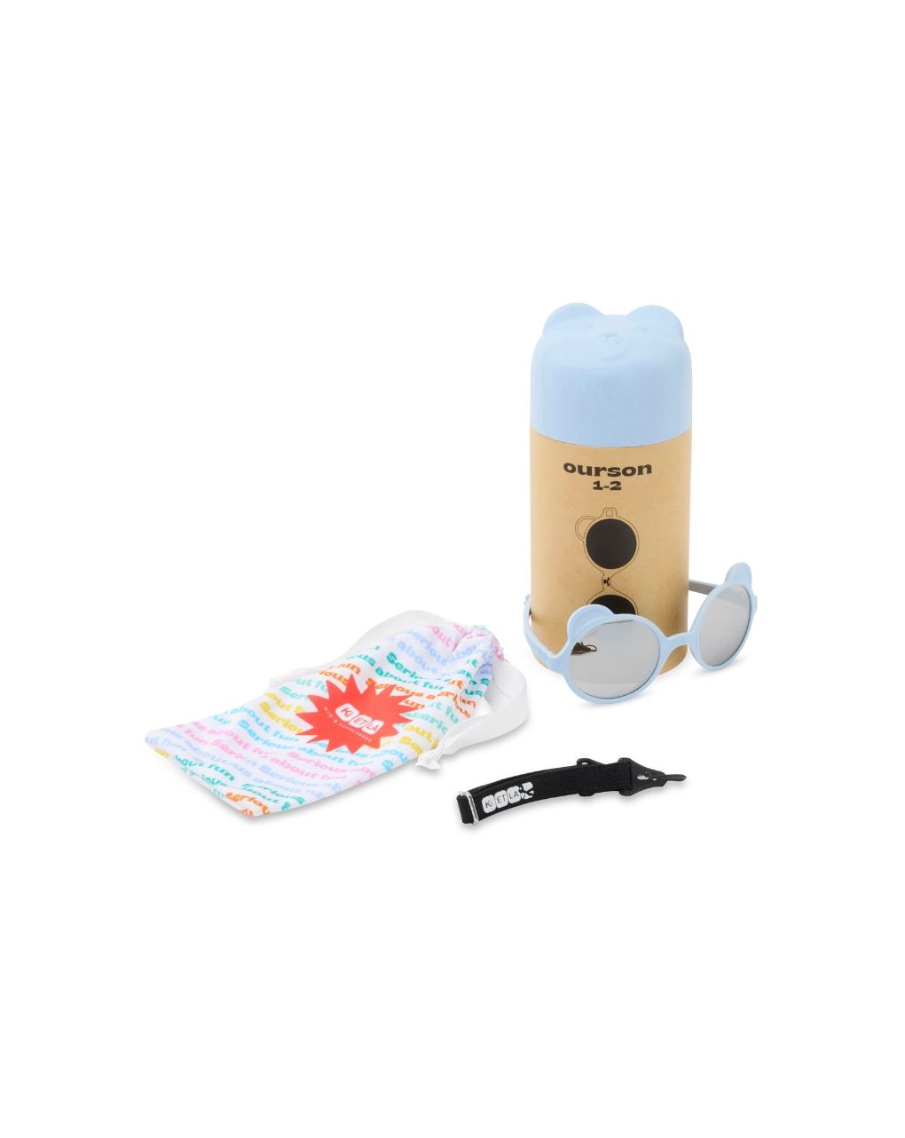 Kietla γυαλιά ηλίου ourson 1-2 ετών light blue ou2sunlightblue - kietla