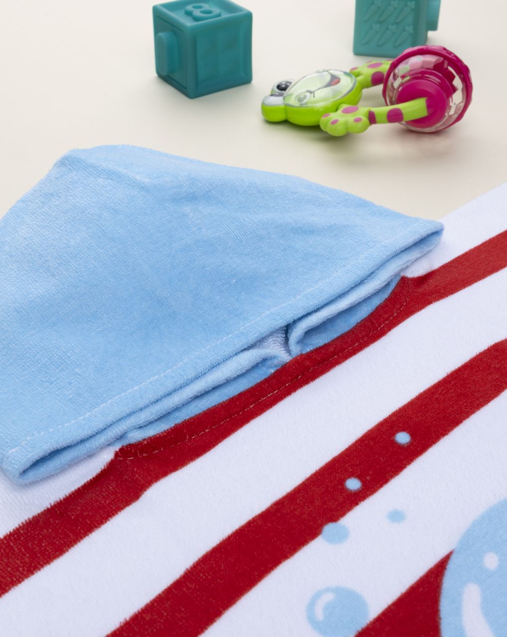 βρεφικό πόντσο θαλάσσης ριγέ με χταπόδι για αγόρι - Prénatal