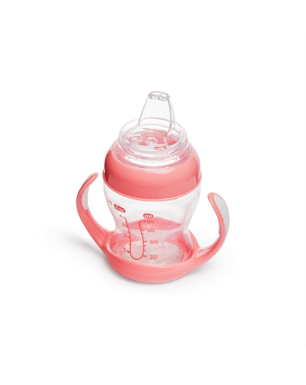 Munchkin gentle cup εκπαιδευτικό ποτηράκι με μαλακό στόμιο 4+ μηνών 118ml pink 90513 - Munchkin