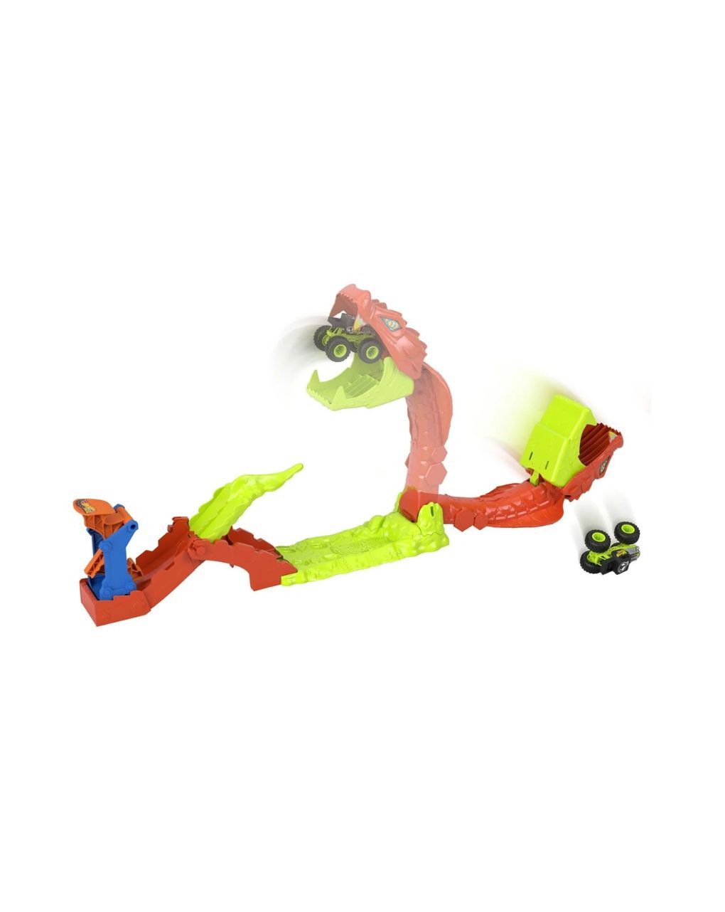 Hot wheels monster trucks πίστα επίθεση φιδιού jjn44 - Hot wheels