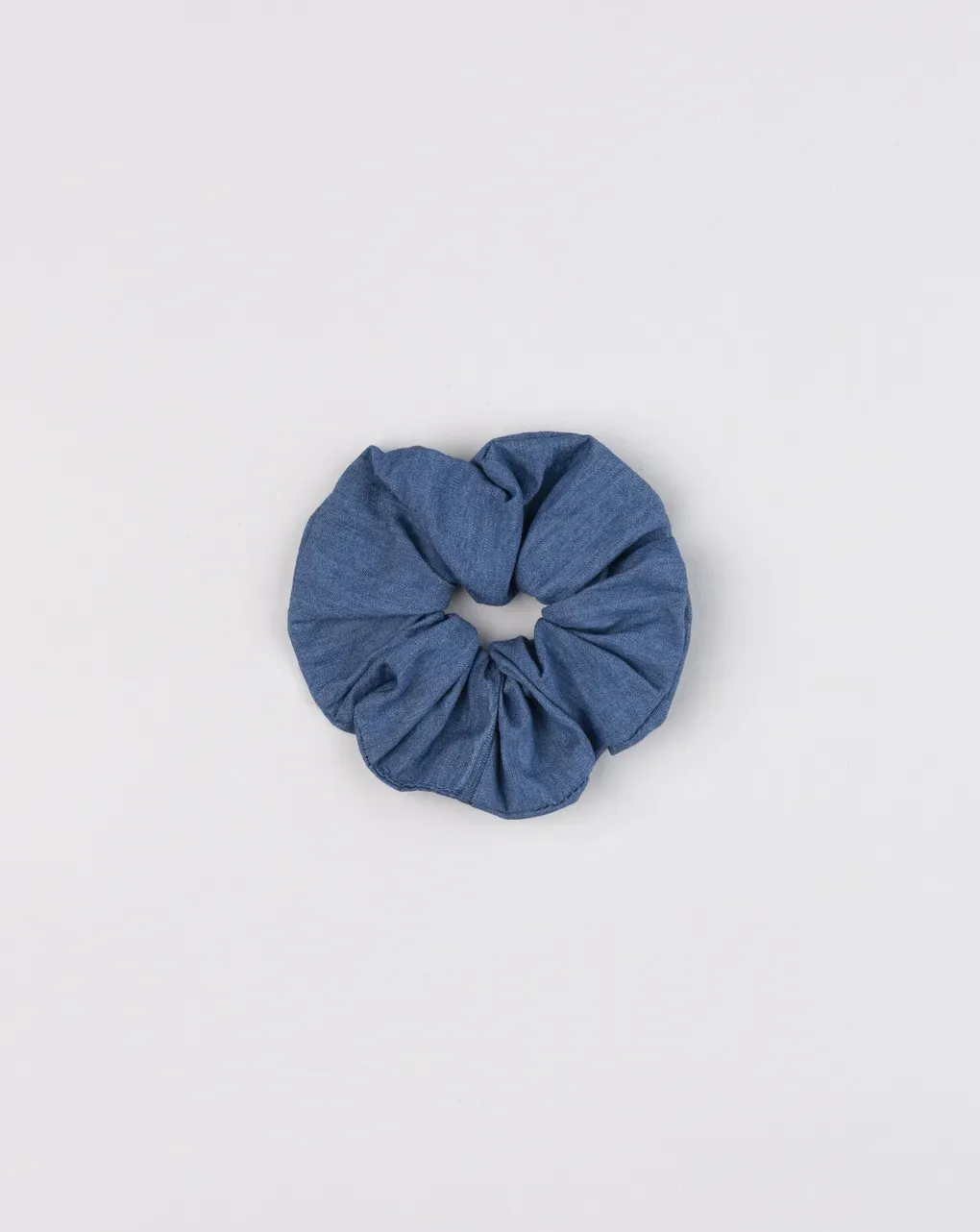 παιδικό scunchie μαλλιών μπλε denim για κορίτσι