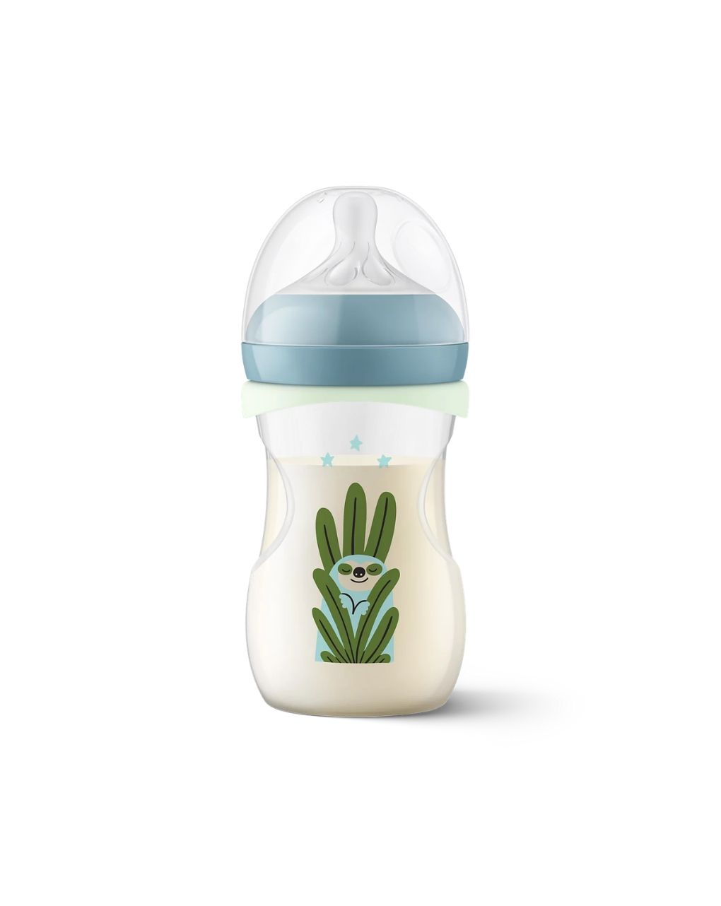 Philips avent natural response nighttime πλαστικό μπιμπερό με θηλή σιλικόνης μέτριας ροής 3-6 μηνών 260ml sloth scy903/81 - Philips Avent