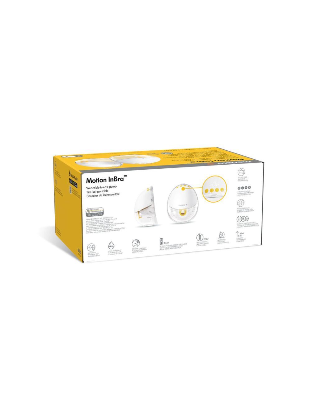 Medela θήλαστρο ηλεκτρικό διπλό motion inbra ™ wearable - Medela