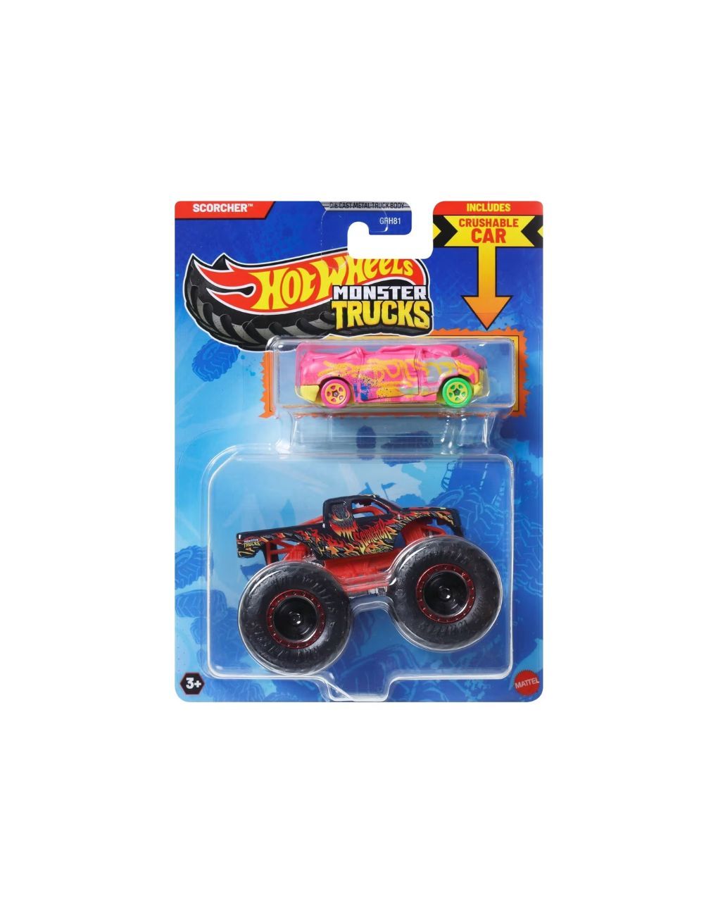 Hot wheels οχήματα monster trucks 1:64 grh81 (διάφορα σχέδια) - Hot wheels