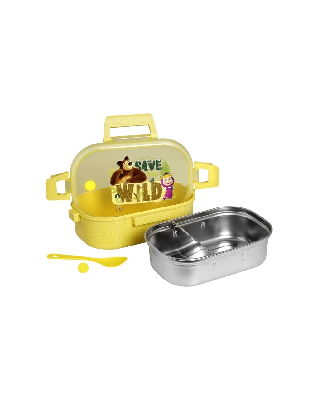 Ecolife φαγητοδοχείο 'masha - save the wild' 900ml 33-bo-9000 - Ecolife