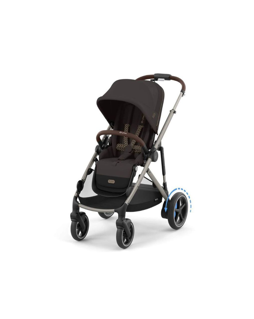 Cybex e-gazelle s καρότσι περιπάτου tpe chocolate brown - Cybex