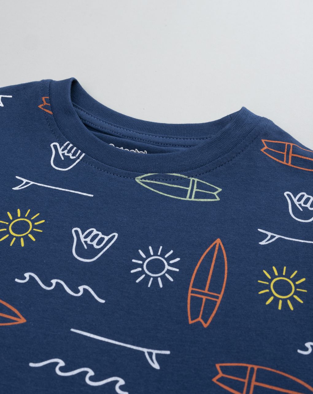 παιδικό t-shirt μπλε surf για αγόρι - Prénatal