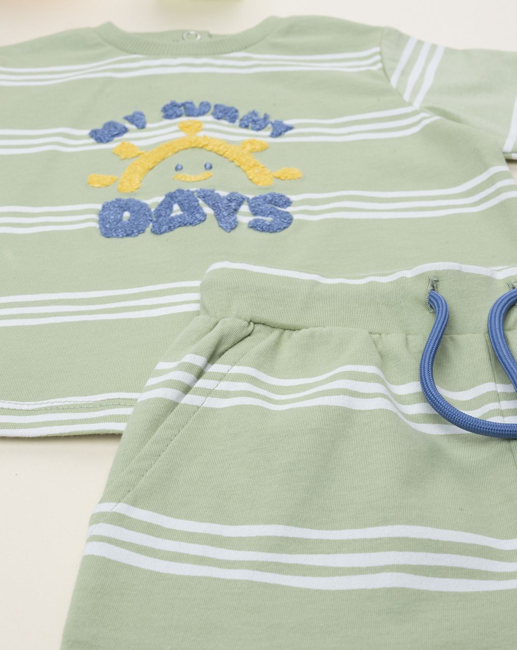 βρεφικό σετ t-shirt και σορτσάκι sunny days για αγόρι - Prénatal