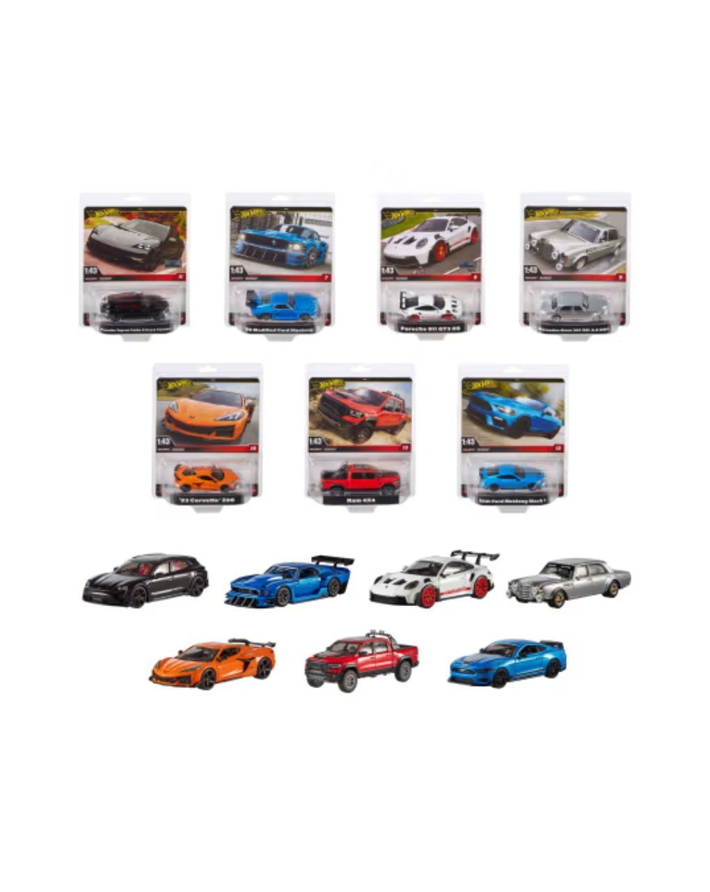 Hot wheels premium αυτοκινητάκια κλίμακας 1:43 hmd41 (διάφορα σχέδια)