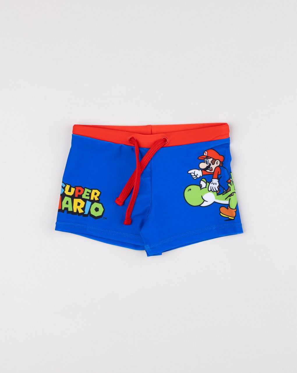 παιδικό μαγιό σορτσάκι μπλε super mario για αγόρι