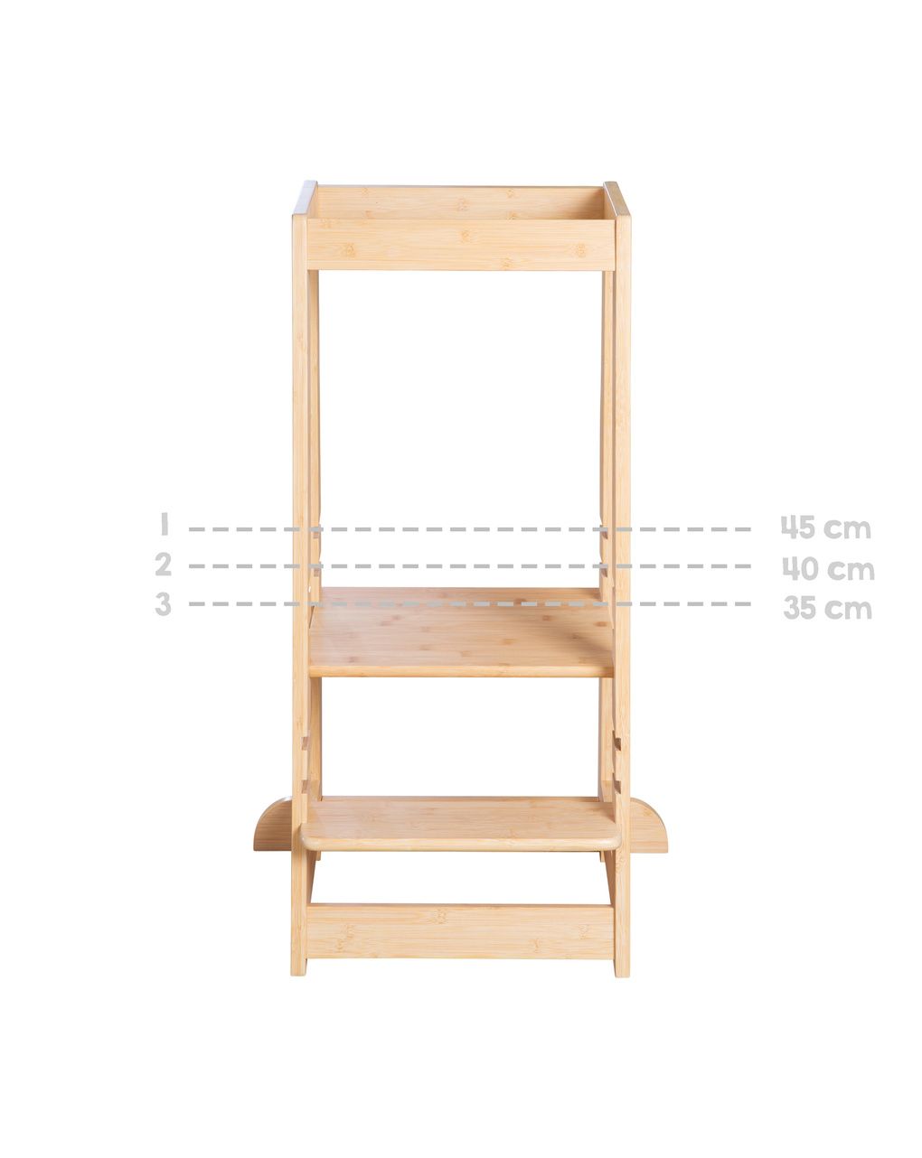 Italbaby ξύλινος πύργος εκμάθησης μοντεσσόρι bamboo natural - italbaby