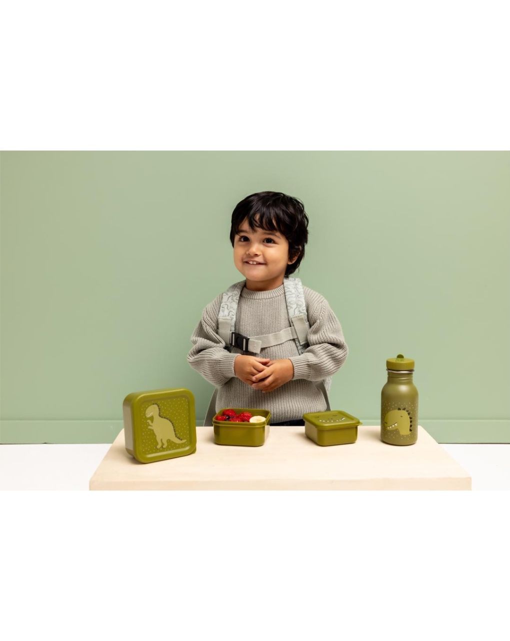 Trixie σετ φαγητοδοχεία snack box nesting 3τμχ mr. dino t05201 - TRIXIE