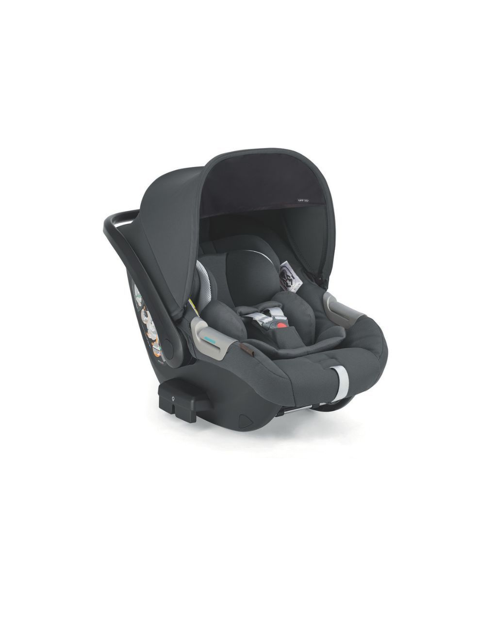 Inglesina aptica σύστημα μεταφοράς quattro με κάθισμα αυτοκινήτου darwin marble grey/palladio black - Inglesina