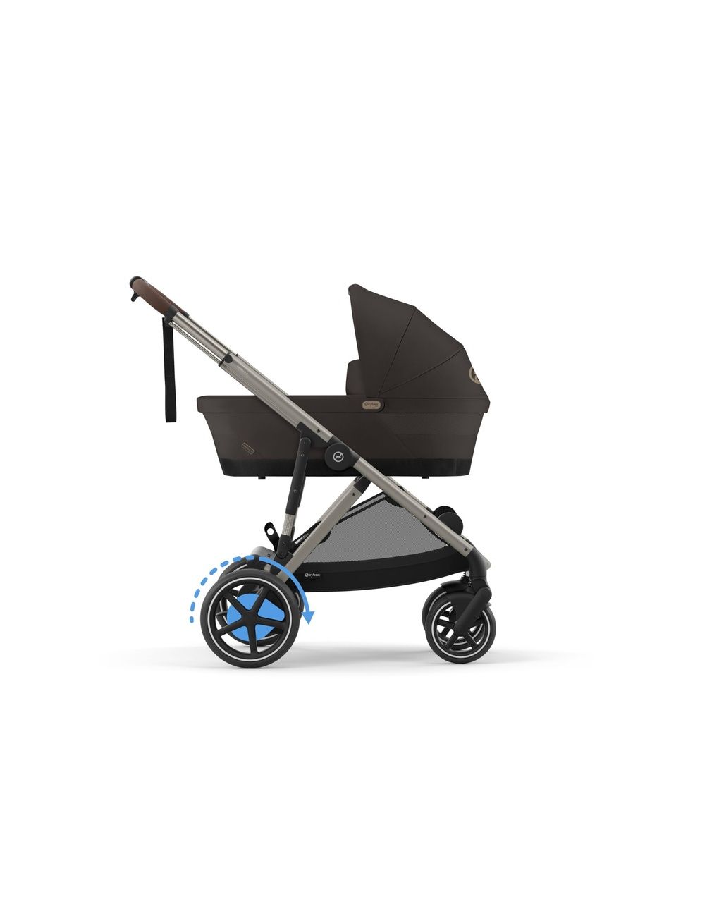 Cybex e-gazelle s καρότσι περιπάτου tpe chocolate brown - Cybex