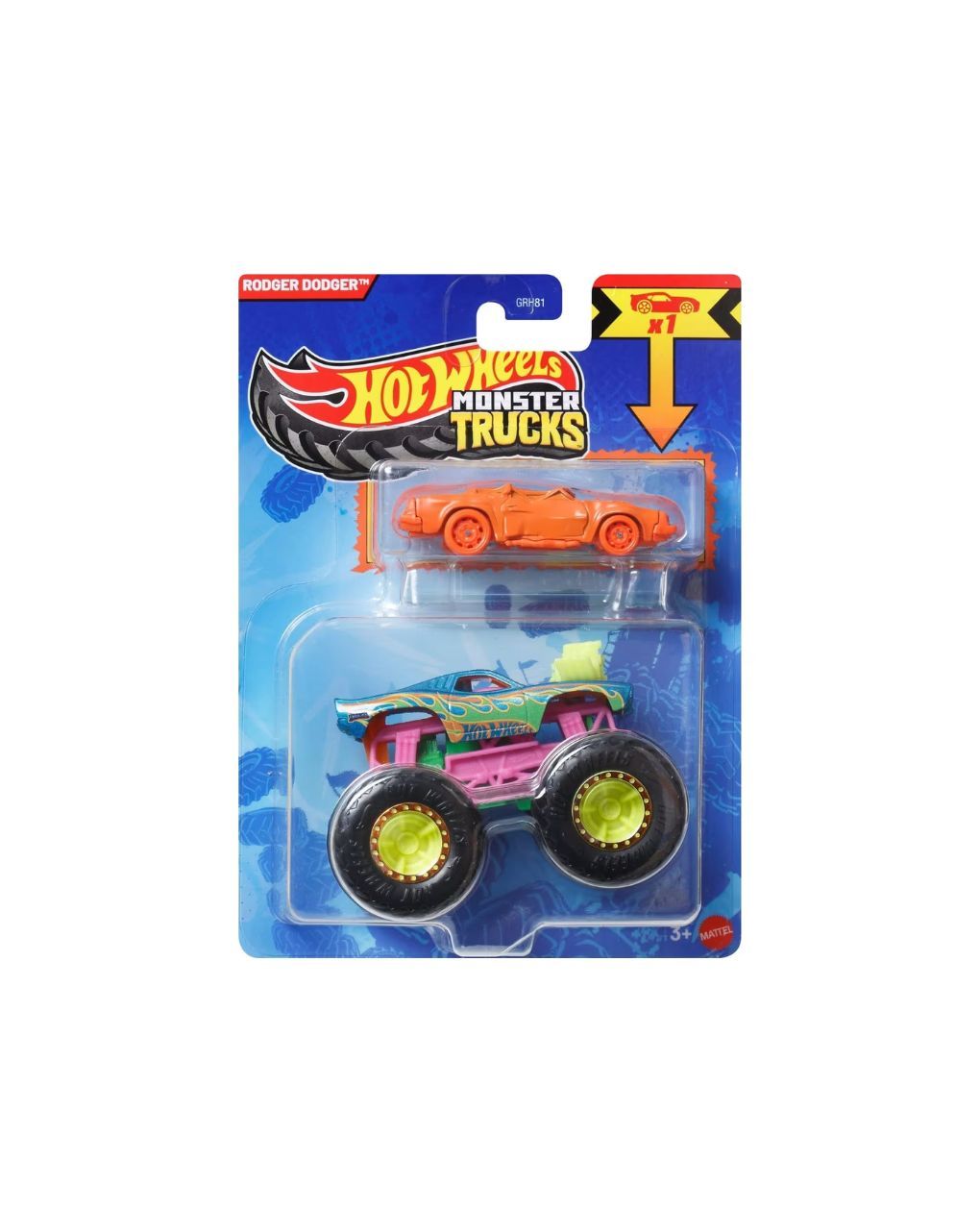 Hot wheels οχήματα monster trucks 1:64 grh81 (διάφορα σχέδια) - Hot wheels