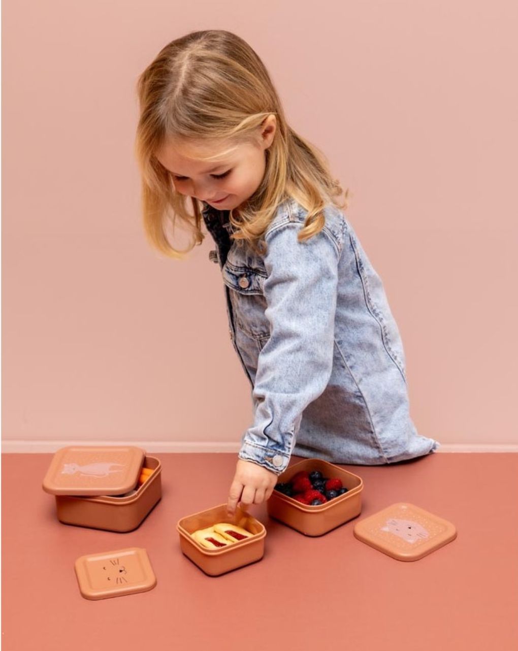 Trixie σετ φαγητοδοχεία snack box nesting 3τμχ mrs cat t05222 - TRIXIE