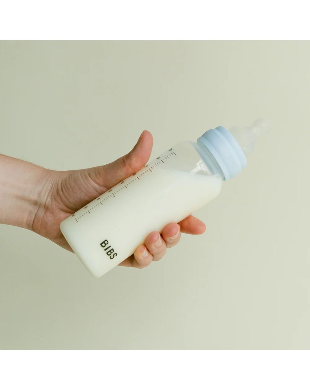 Bibs πλαστικά μπιμπερό με θηλή σιλικόνης 2τμχ 150ml + 270ml ivory 12.50181216 - BIBS