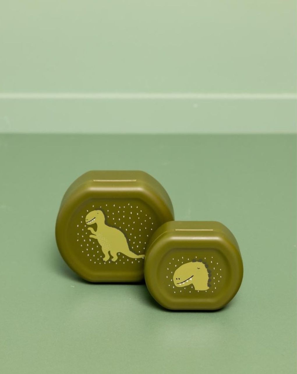 Trixie σετ φαγητοδοχεία snack box with clips 2τμχ mr. dino t06201 - TRIXIE