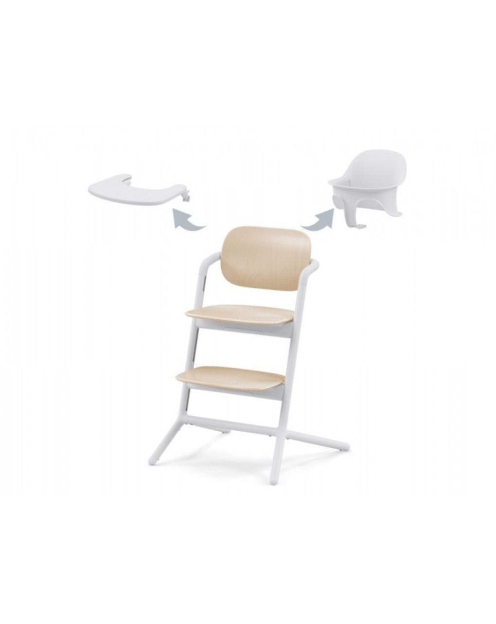 Cybex lemo 3-σε-1 σετ καθίσματος φαγητού sand white - Cybex