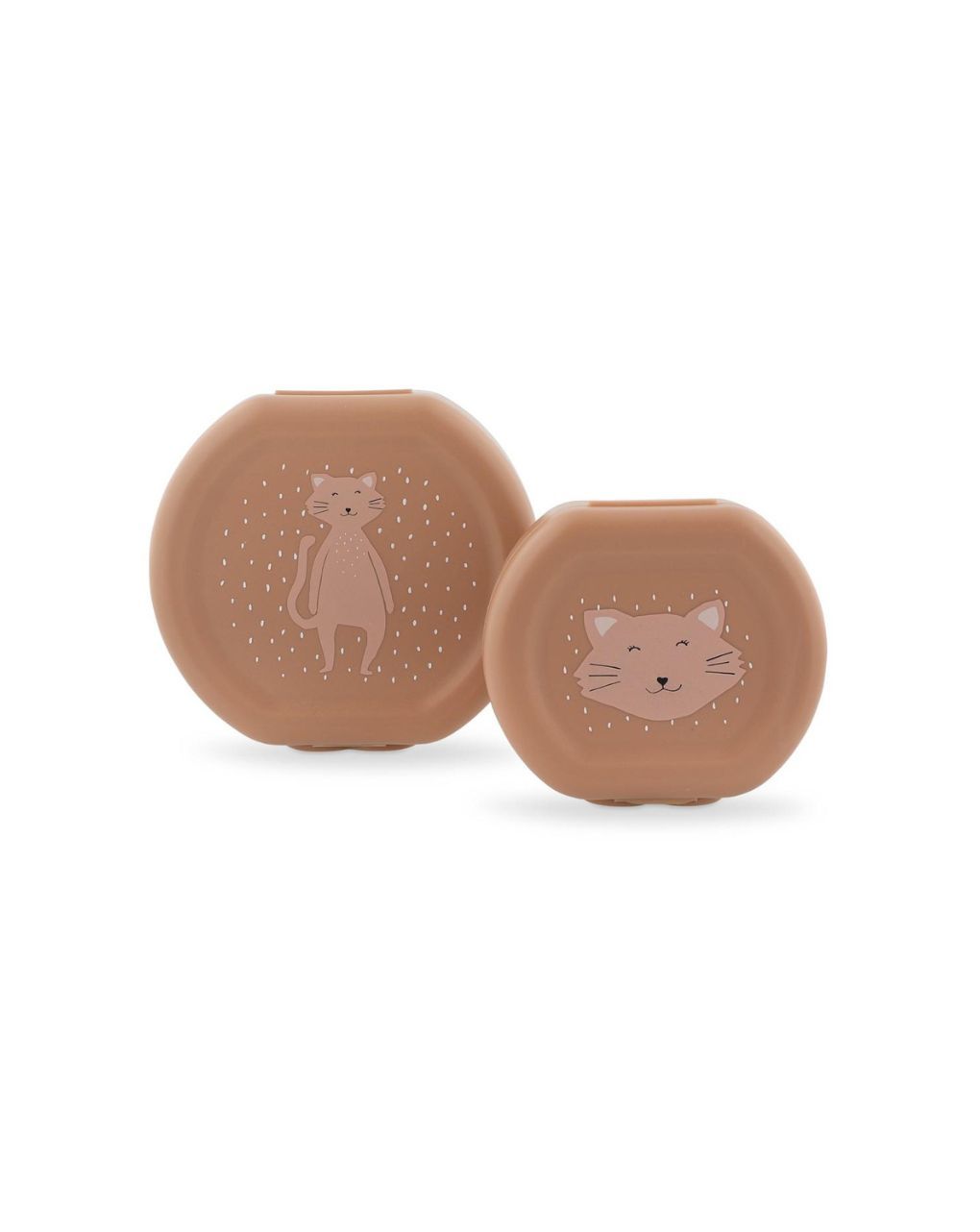 Trixie σετ φαγητοδοχεία snack box with clips 2τμχ mrs. cat t06222 - TRIXIE