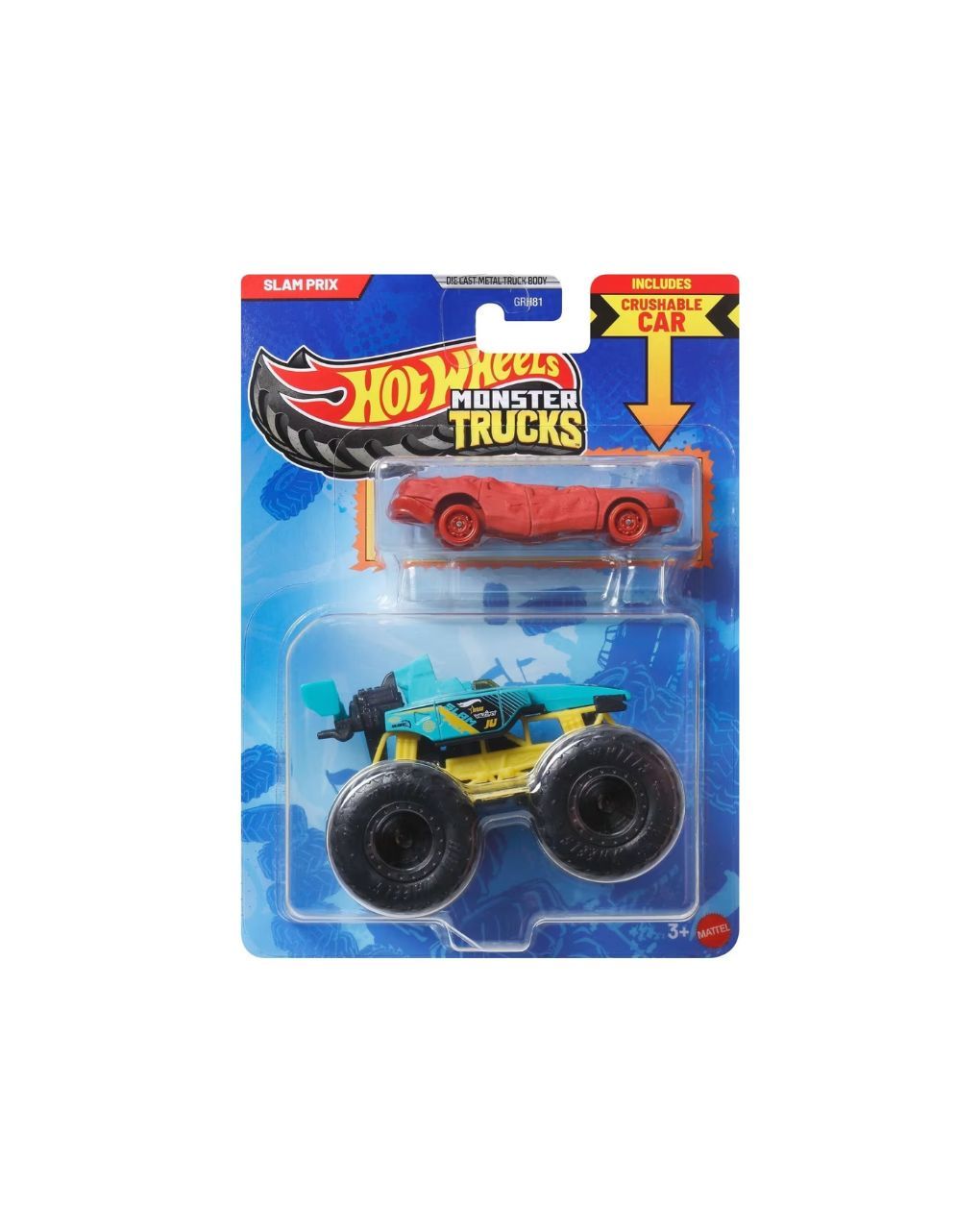 Hot wheels οχήματα monster trucks 1:64 grh81 (διάφορα σχέδια) - Hot wheels