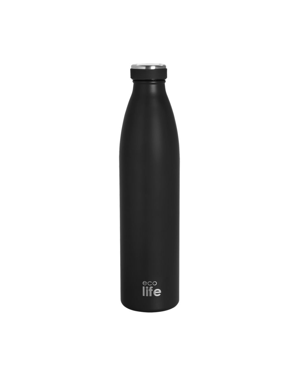 Ecolife μπουκάλι θερμός slim black 1lt 33-bo-3050