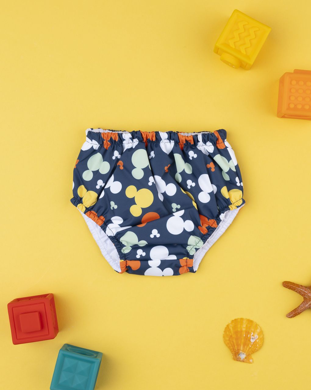 βρεφικό μαγιό πάνα μπλε mickey για αγόρι
