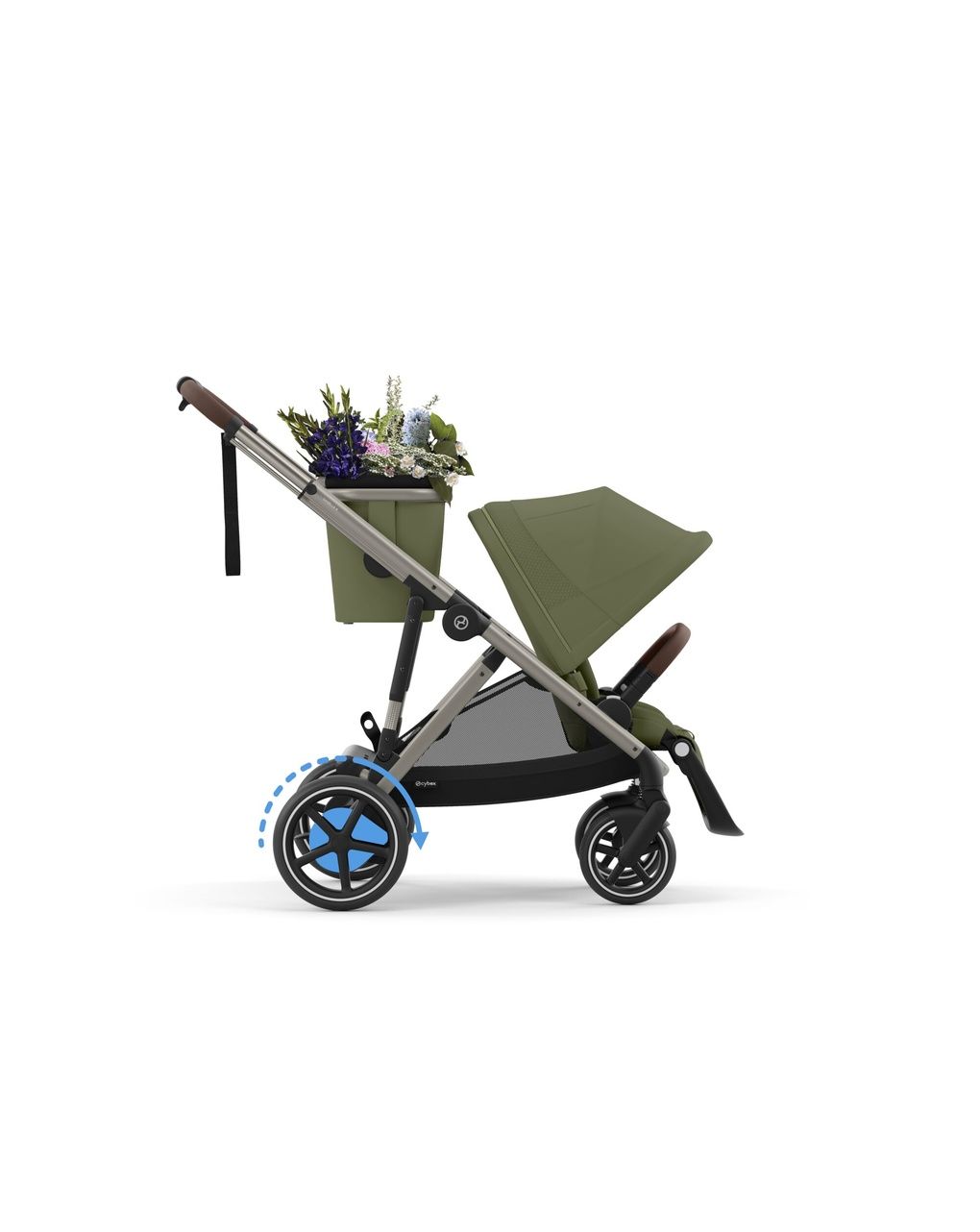 Cybex e-gazelle s καρότσι περιπάτου tpe moss green - Cybex