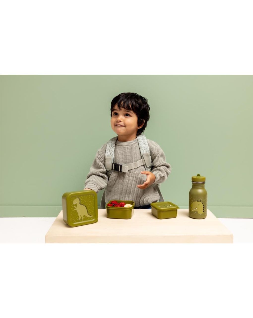Trixie σετ φαγητοδοχεία snack box nesting 3τμχ mr. dino t05201 - TRIXIE