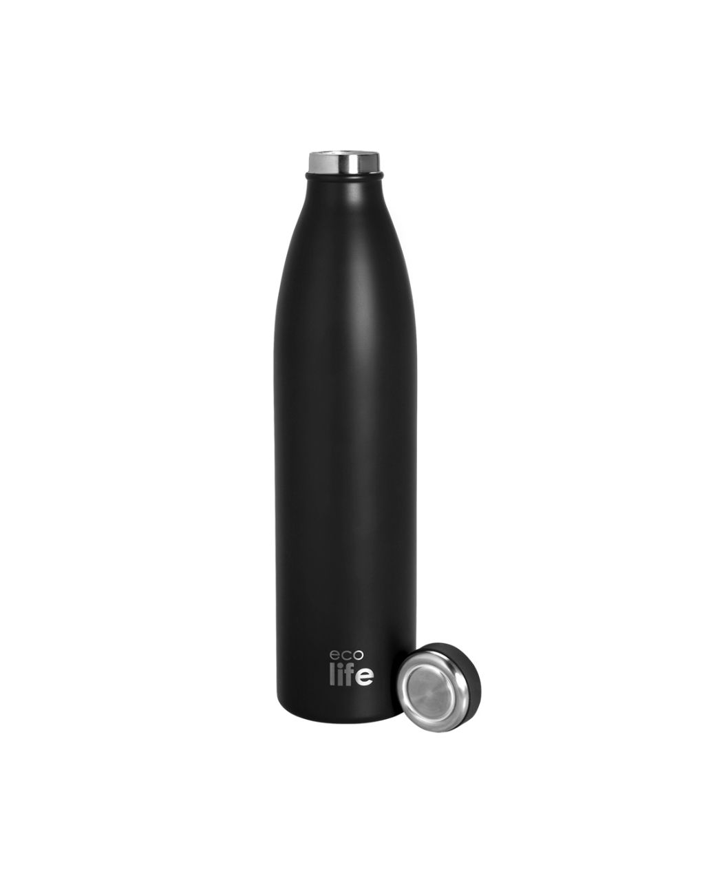 Ecolife μπουκάλι θερμός slim black 1lt 33-bo-3050 - Ecolife
