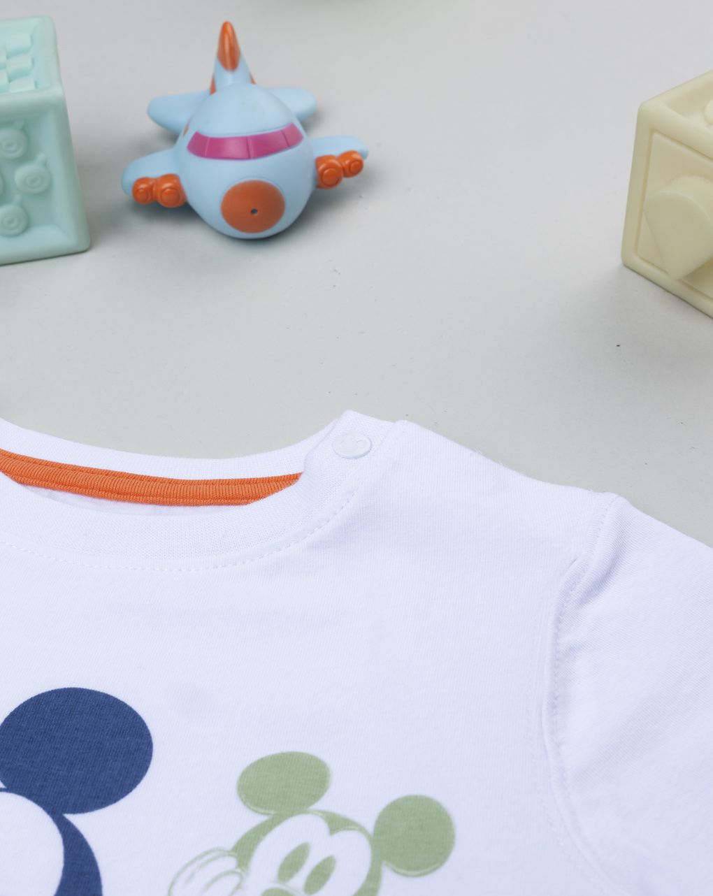 βρεφικό t-shirt λευκό mickey για αγόρι - Prénatal