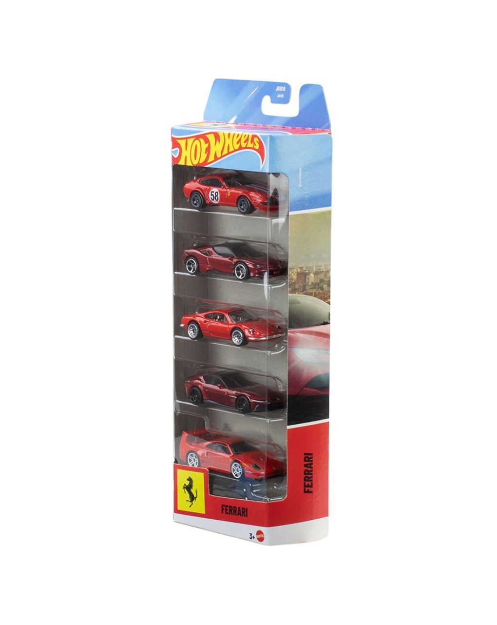 Hot wheels αυτοκινητάκια ferrari σετ των 5 jln12