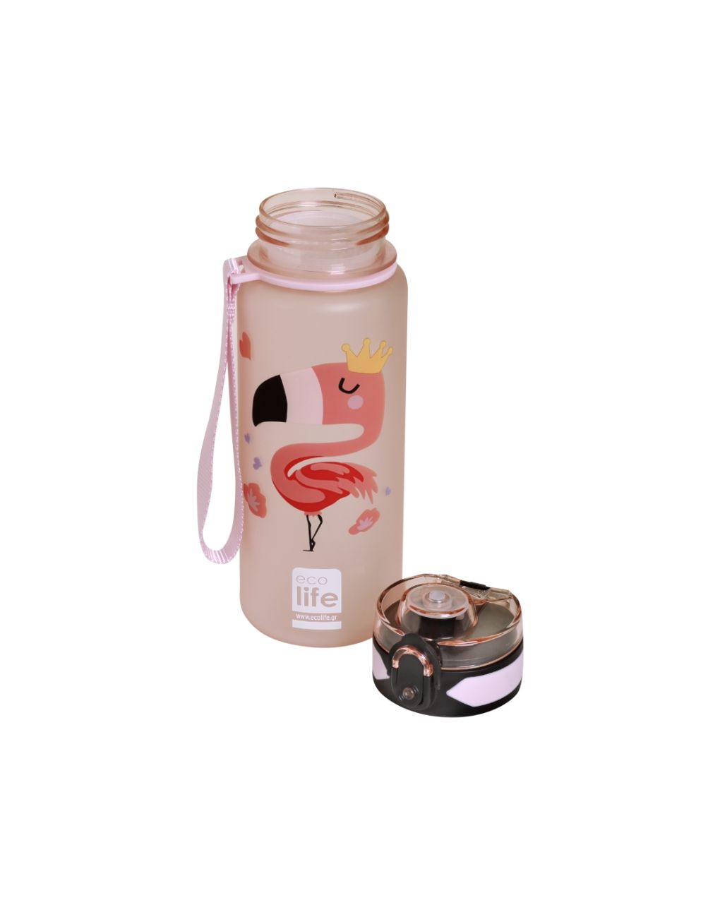Ecolife tritan bottle 500ml flamingo 33-bo-2315 - Ecolife